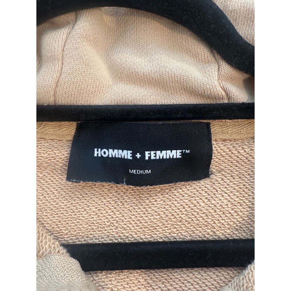 Homme Femme 500 Racing Zip Up Hoodie Tan Mens Medium Checkerboard Streetwear - Picture 9 of 12